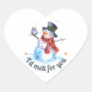 Search for watercolor snowman stickers Winter
