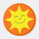 Search for sun face magnets Sunshine