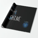 Search for the shining wrapping paper Let your light shine