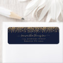 Search for gold glitter return address labels Sparkle