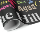 Search for happy 40th birthday wrapping paper Typography