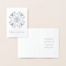 Search for metallic christmas cards Silver