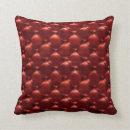 Search for red leather cushions Burgundy