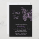Search for purple 17th birthday invitations Elegant