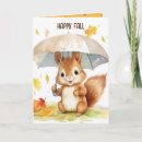 Search for cute squirrels cards Autumn