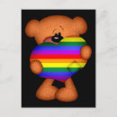 Search for bear heart postcards Teddy