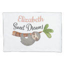 Search for sloth pillowcases Girl