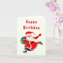 Search for christmas birthday cards Santa