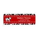 Search for red ribbon return address labels Cute