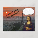Search for mona lisa postcards Vintage