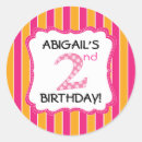 Search for second birthday stickers Girl