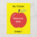 Search for teacher apple postcards School