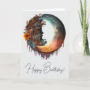 Search for crescent moon cards Floral