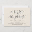 Search for change of plans invitations Rescheduled