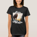 Search for wolves tshirts Camping