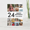 Search for 24th birthday cards Twenty fourth birthday