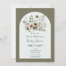 Search for olive green baby shower invitations Flowers
