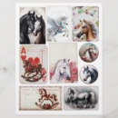 Search for horse scrapbook paper Watercolor