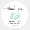 Search for mint green baby shower stickers Watercolor