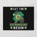 Search for shamrock postcards Shenanigans