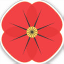 Search for remembrance poppy stickers Red