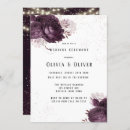 Search for purple and rose gold wedding invitations Peony