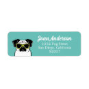 Search for cute kawaii animal return address labels Puppy