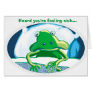 Search for frog get well cards Sick