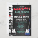 Search for rock a bye baby shower invitations Rockstar