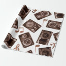 Search for musical notes wrapping paper Watercolor