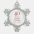 Search for 40th wedding anniversary christmas tree decorations Vow renewal