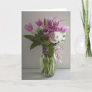 Search for floral sympathy thank you cards White
