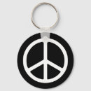 Search for peace symbols key rings White