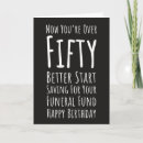 Search for 50th fifty and fabulous birthday cards Fiftieth