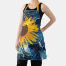 Search for sunflower design aprons Summer