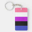 Search for genderfluid key rings Flag