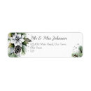 Search for poinsettias return address labels White
