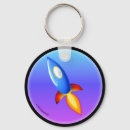 Search for rocket key rings Blue