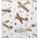 Search for airplane shower curtains Pattern