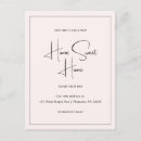 Search for announcement postcards Home sweet home