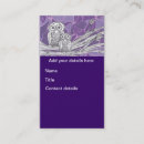 Search for arty business cards Purple