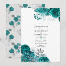 Search for teal and silver invitations Watercolor