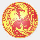 Search for red chinese dragon stickers Asian