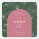 Search for green palm stickers Pink and green