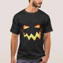 Search for pumpkin face tshirts Creepy