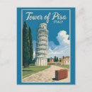 Search for leaning tower of pisa postcards Italy souvenir