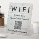 Search for wifi password signs Scan me