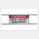Search for enter stickers Warning