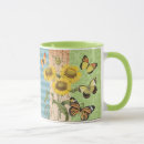 Search for orange damask mugs Vintage