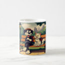 Search for funny animal drawing mugs Vintage